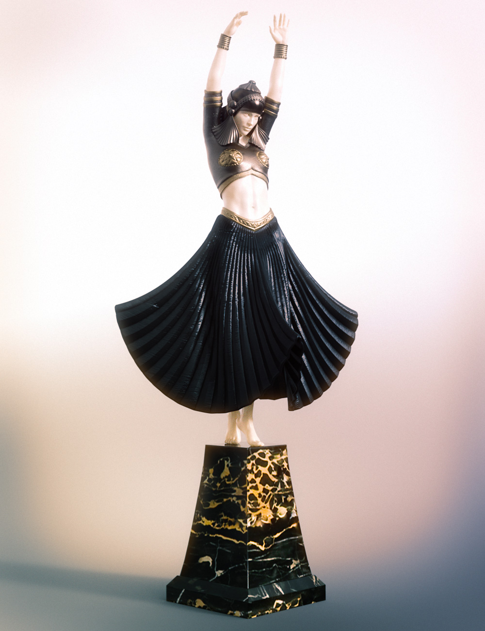 Jepe's Art Deco Statuettes III for Victoria 8 by: Jepe, 3D Models by Daz 3D