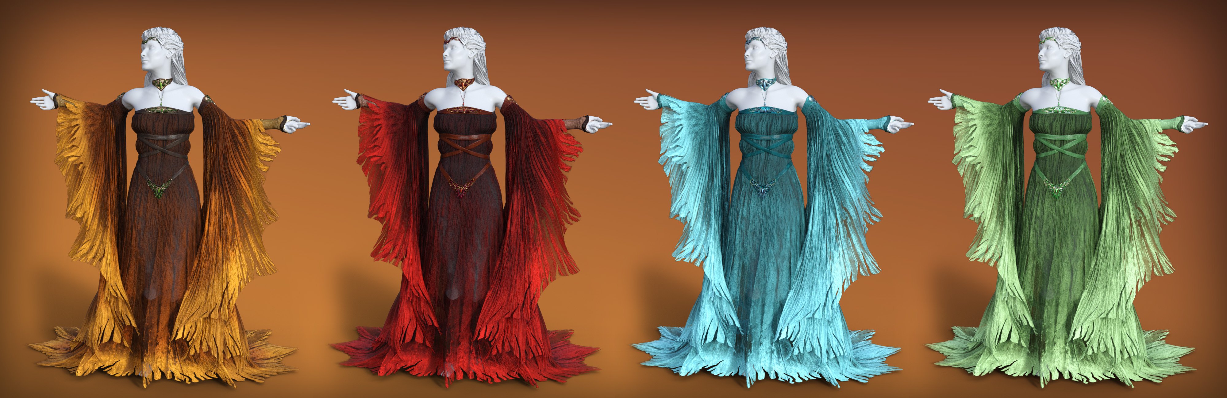 dForce The Sylph Outfit for Genesis 8 Female(s)