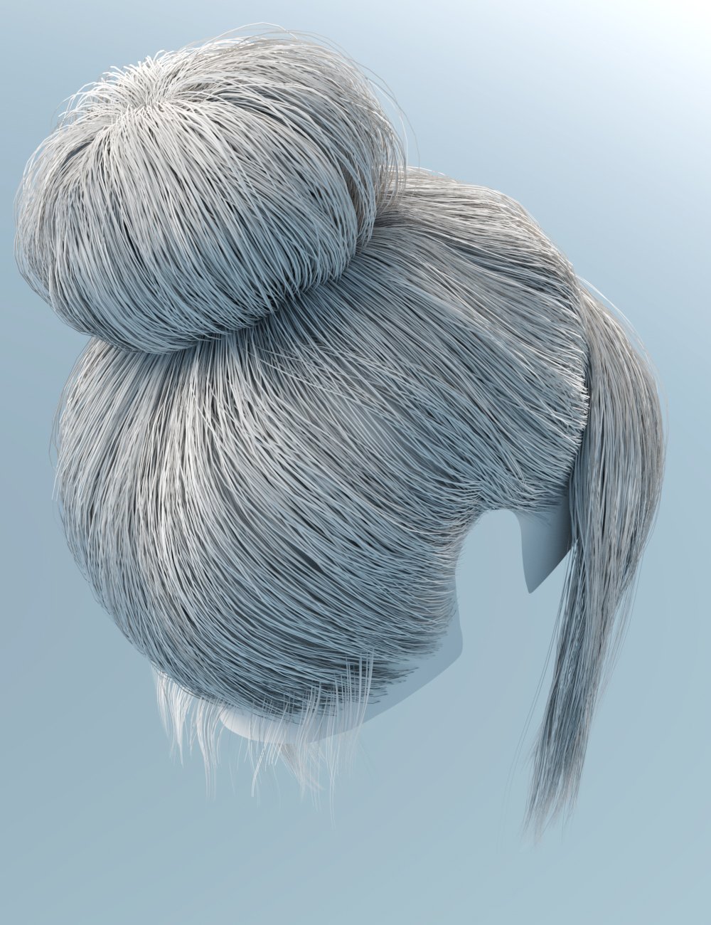 MRL Messy Bun for Genesis 8 Female MRL Messy Bun for Genesis 8 Female by: Mihrelle, 3D Models by Daz 3D