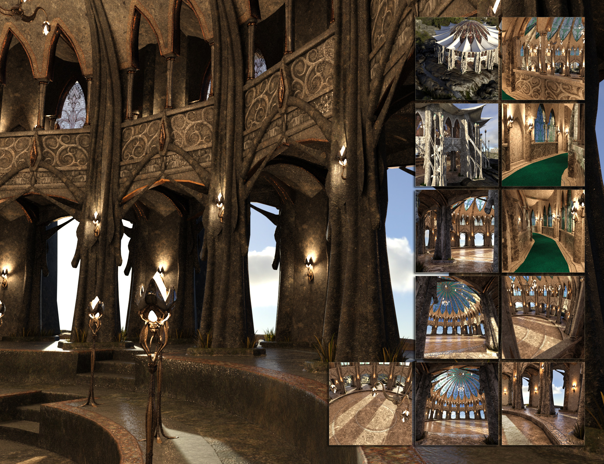 The Sylph Pavilion The Sylph Pavilion by: ArkiMarshian, 3D Models by Daz 3D