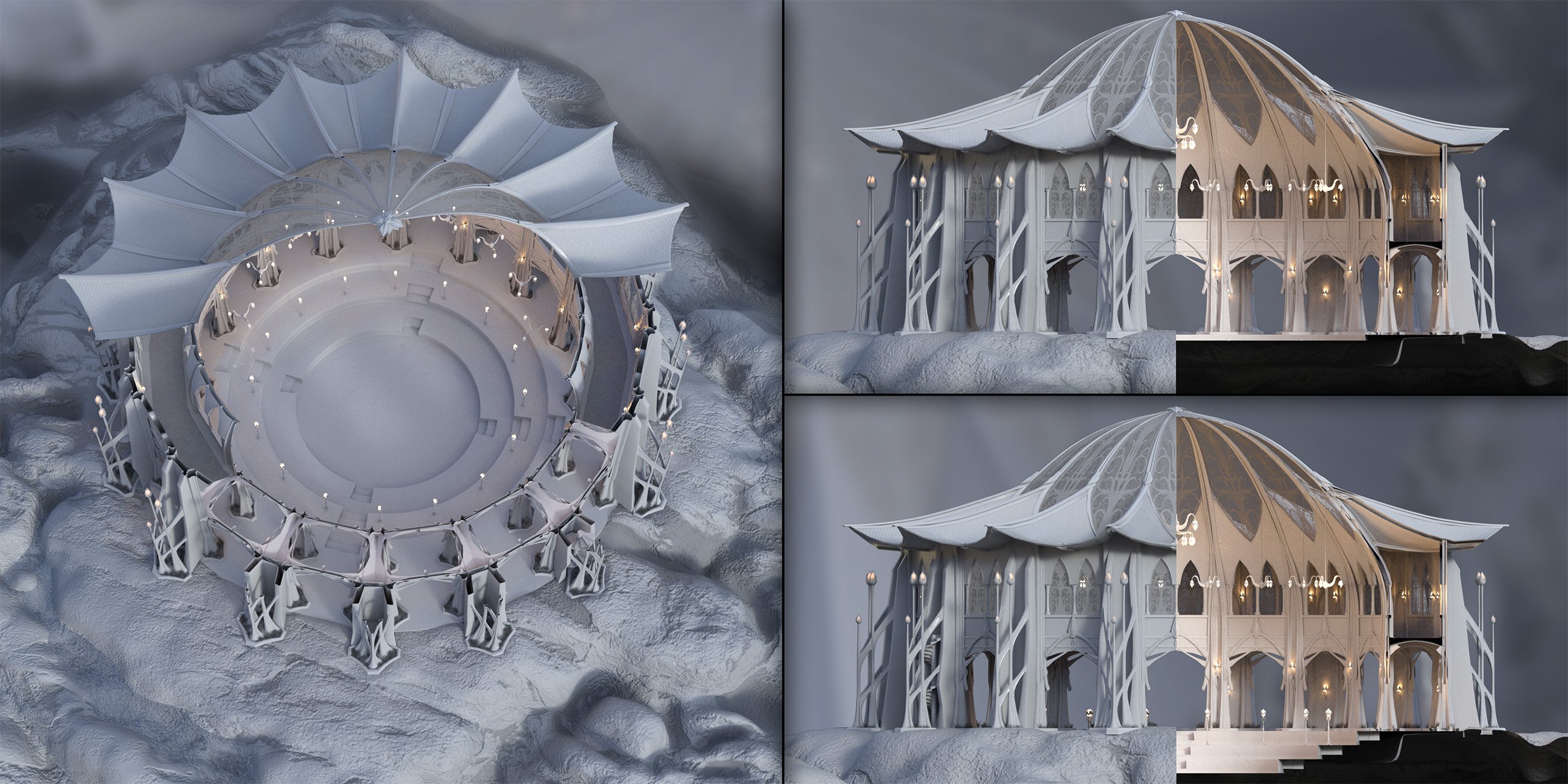 The Sylph Pavilion by: ArkiMarshian, 3D Models by Daz 3D