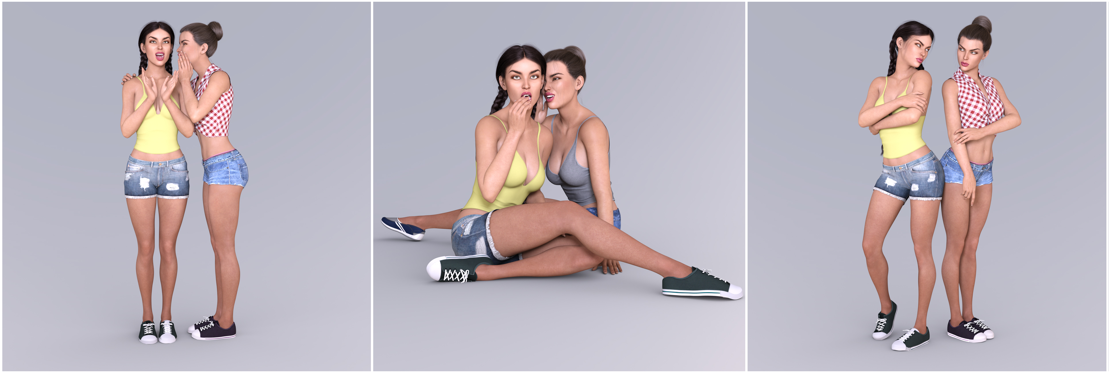Z Gossip and Rumours Poses and Expressions for Genesis 3 and 8 Z Gossip and Rumours Poses and Expressions for Genesis 3 and 8 by: Zeddicuss, 3D Models by Daz 3D