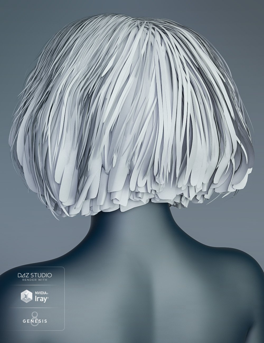 Coco Hair for Genesis 8 Female(s) by: goldtassel, 3D Models by Daz 3D