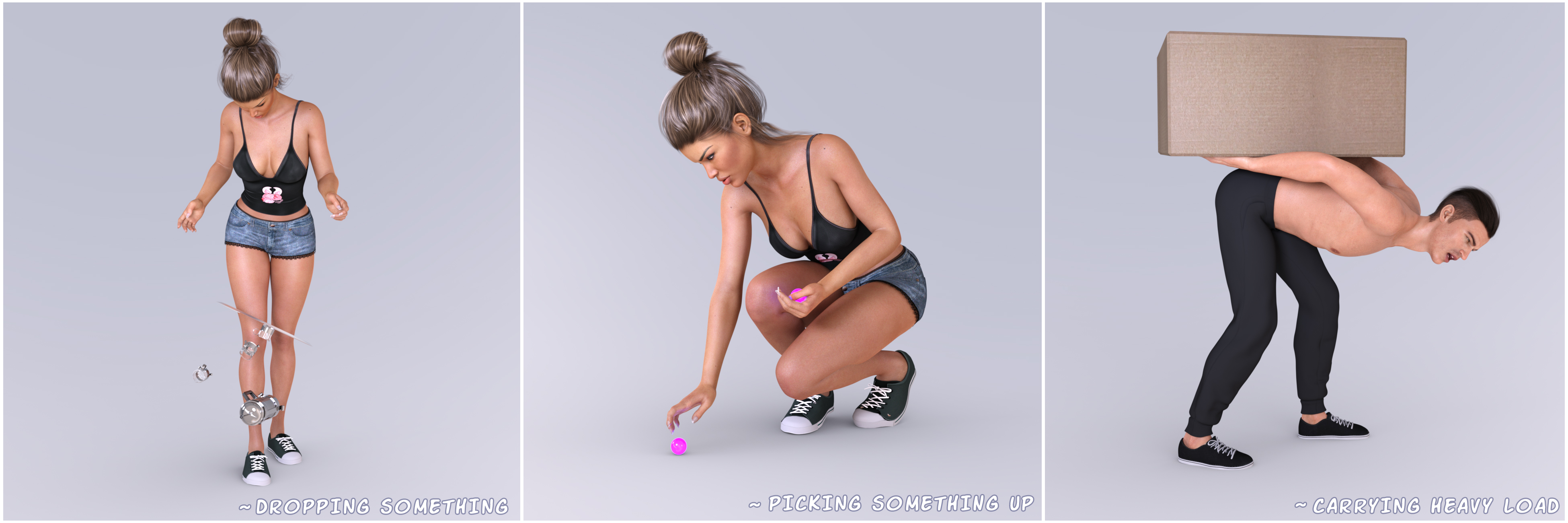 Z We All Do It Every Day Poses for Genesis 3 and 8 Z We All Do It Every Day Poses for Genesis 3 and 8 by: Zeddicuss, 3D Models by Daz 3D