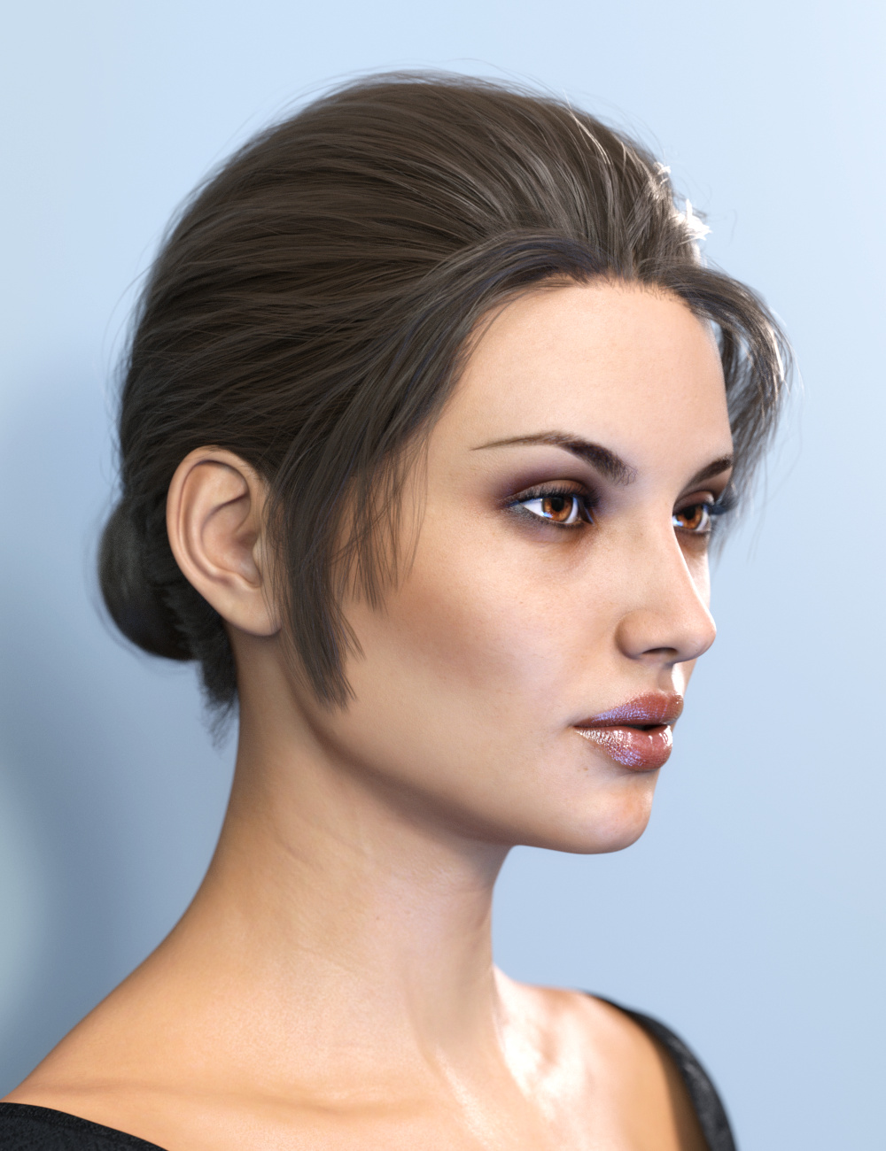 SP Hair 002 for Genesis 3 and 8 Female(s) by: Sarah Payne, 3D Models by Daz 3D