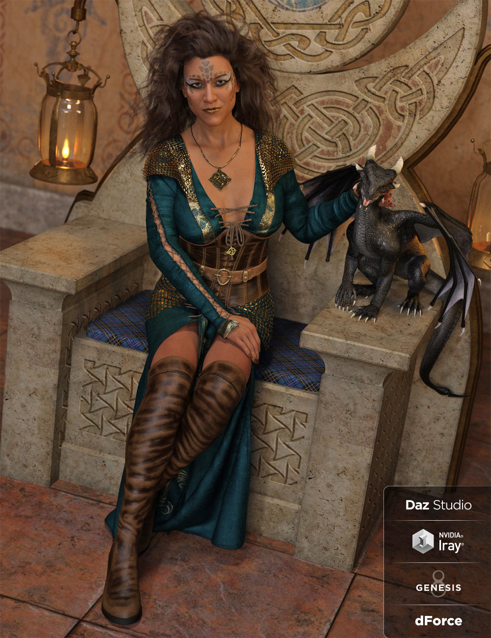 dForce Shady Vale Outfit Textures by: Moonscape GraphicsSade, 3D Models by Daz 3D