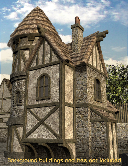 Medieval Inn by: Faveral, 3D Models by Daz 3D