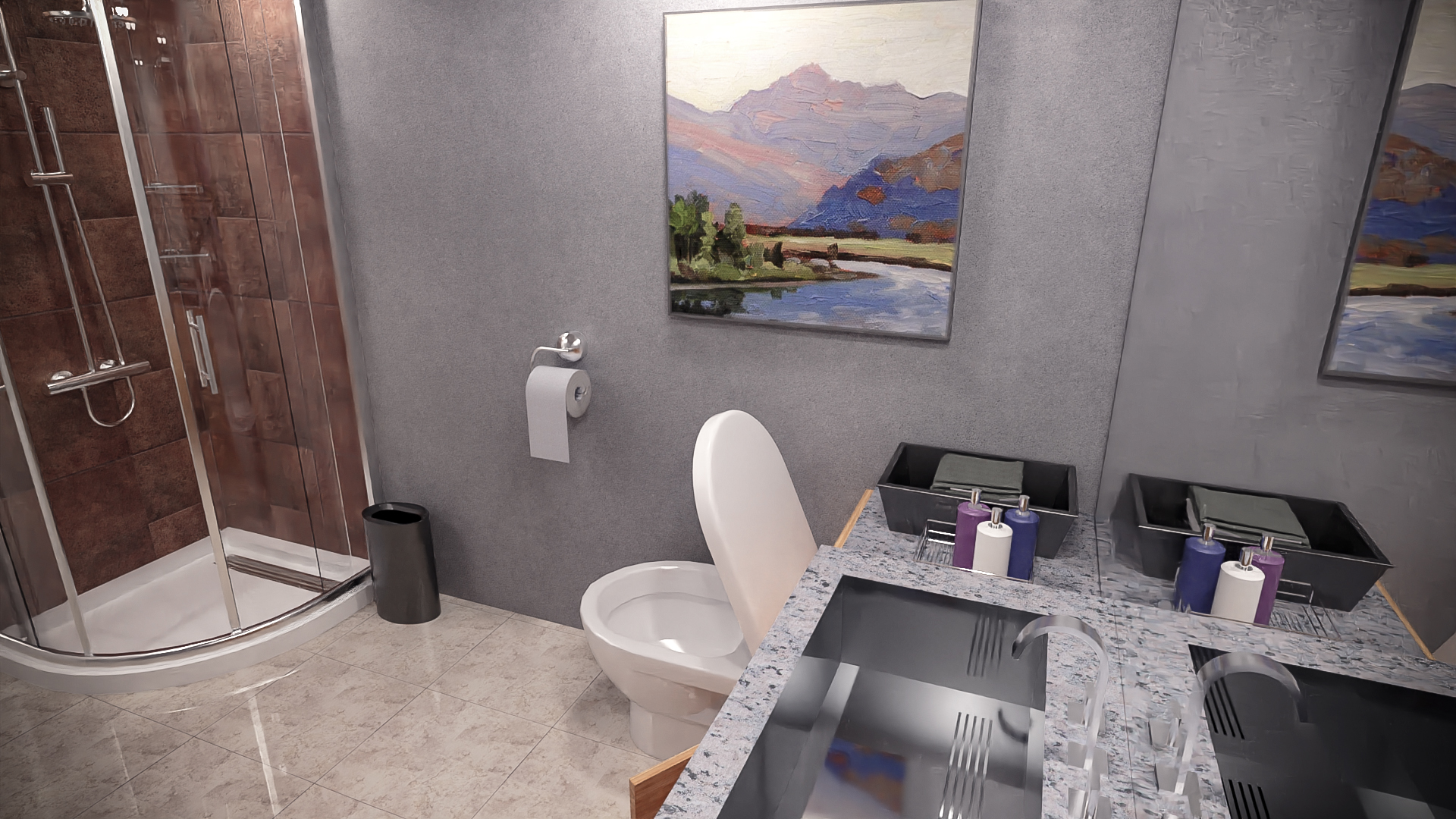 Lovable Bathroom by: Tesla3dCorp, 3D Models by Daz 3D