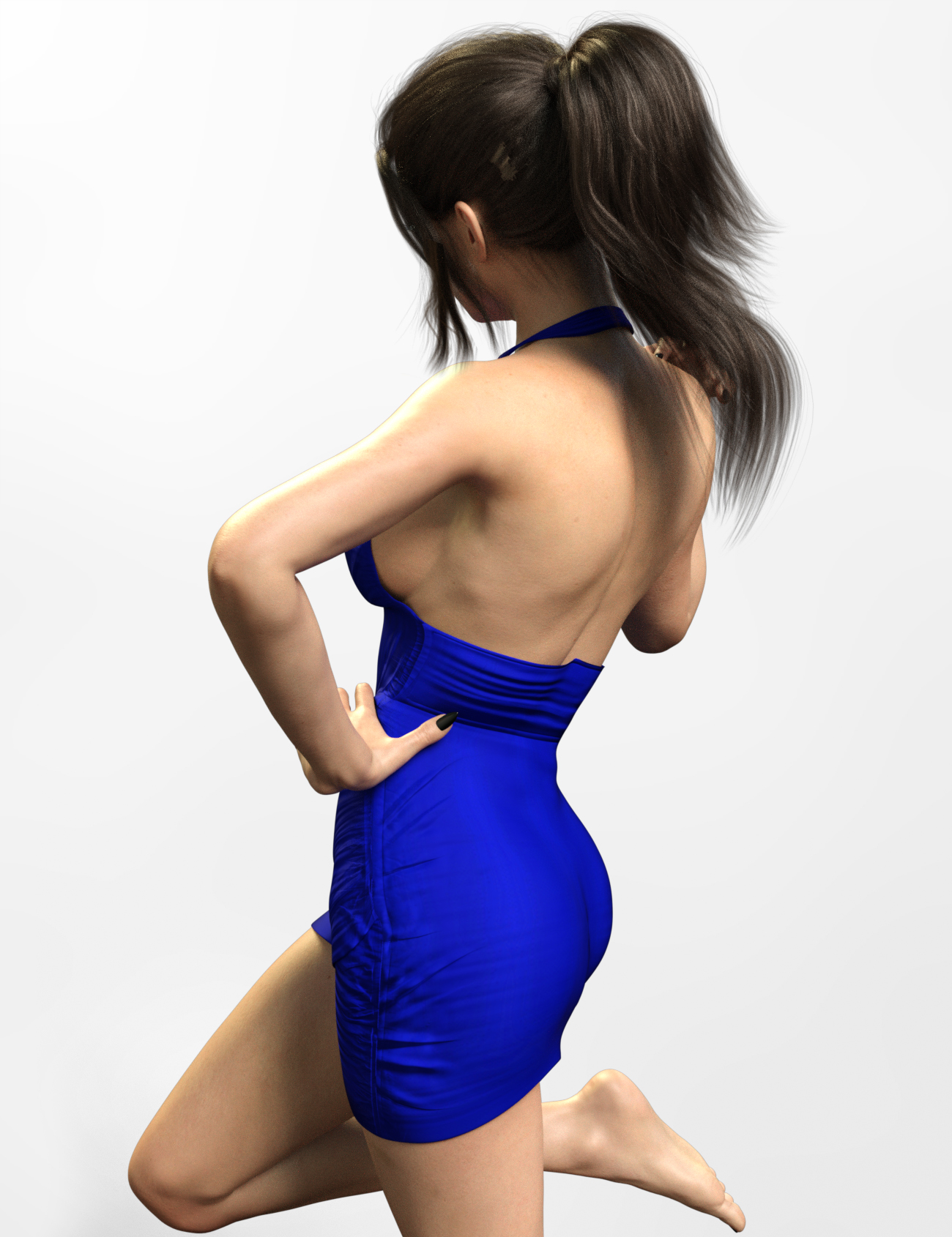 X-Fashion Flirty Dress for Genesis 8 Female(s) by: xtrart-3d, 3D Models by Daz 3D