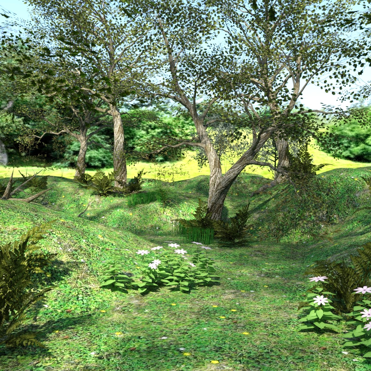 The Magical Forest by: JeffersonAF, 3D Models by Daz 3D