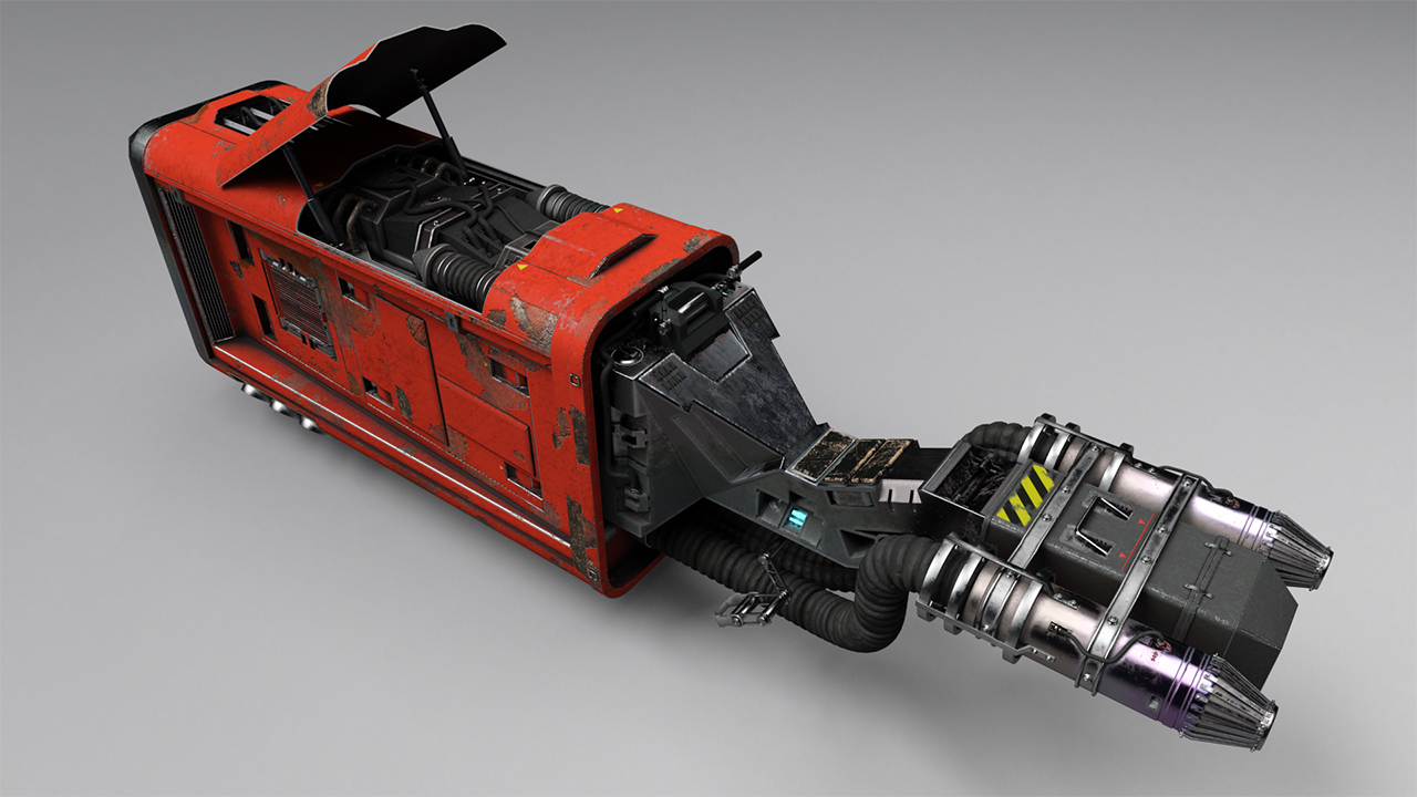Speeder by: Mely3D, 3D Models by Daz 3D