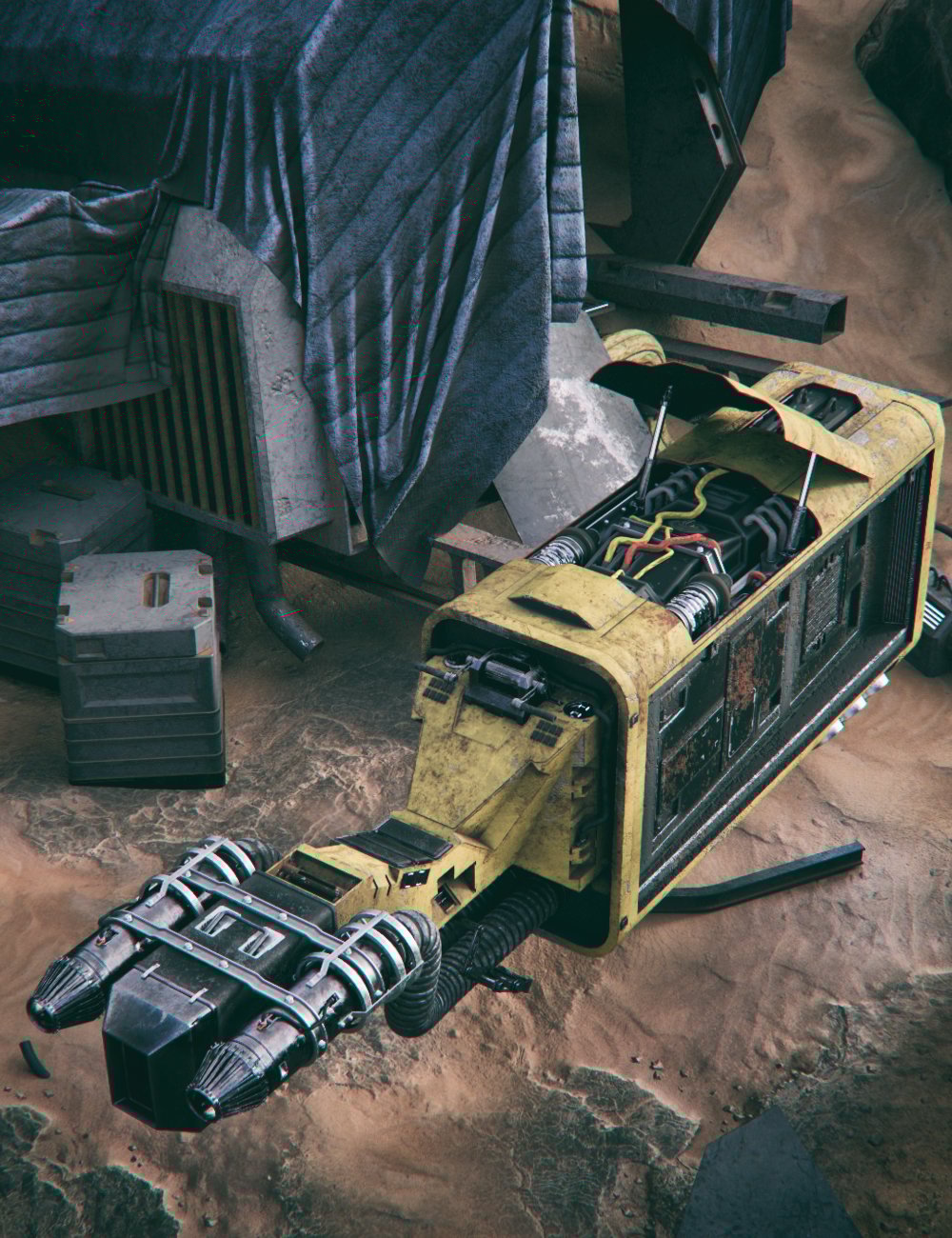 Speeder Speeder by: Mely3D, 3D Models by Daz 3D