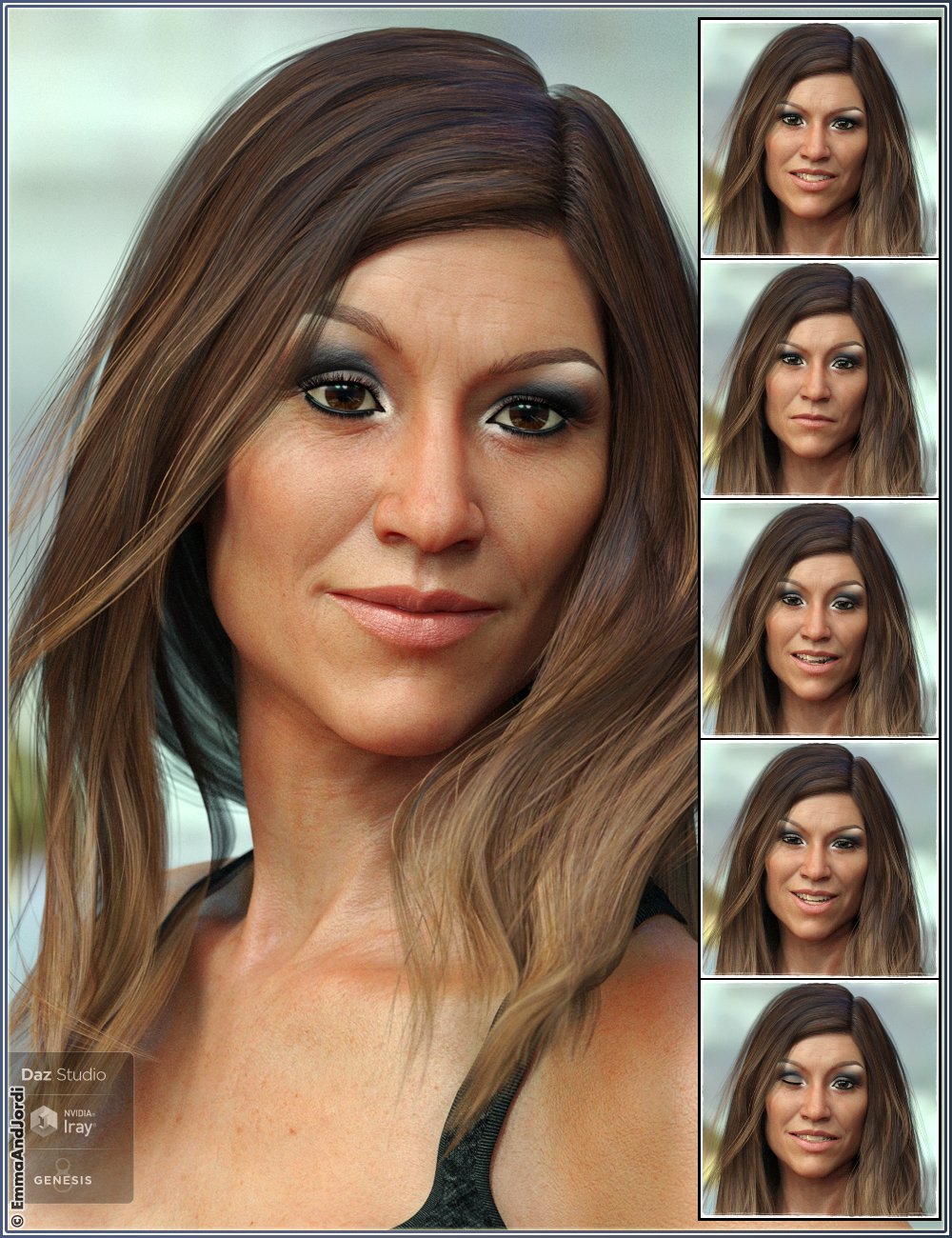 Sydney Mixable Expressions for Genesis 8 Female(s) Sydney Mixable Expressions for Genesis 8 Female(s) by: , 3D Models by Daz 3D