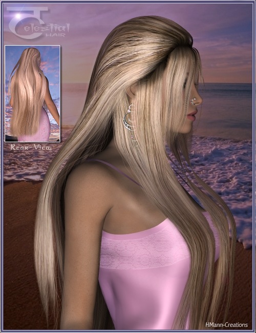 Celestial Hair V4 by: Magix 101, 3D Models by Daz 3D
