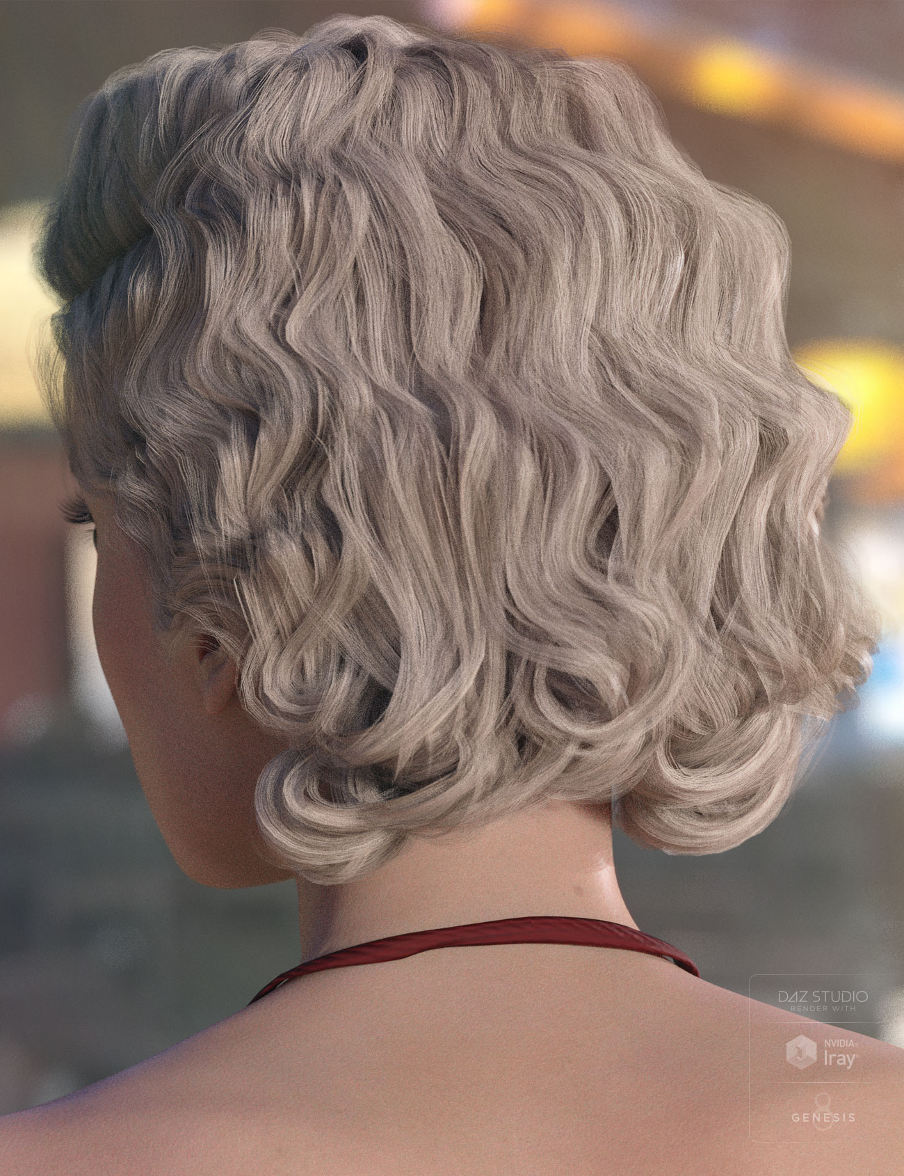 Pandora Hair for Genesis 3 & 8 Female(s) by: AprilYSH, 3D Models by Daz 3D