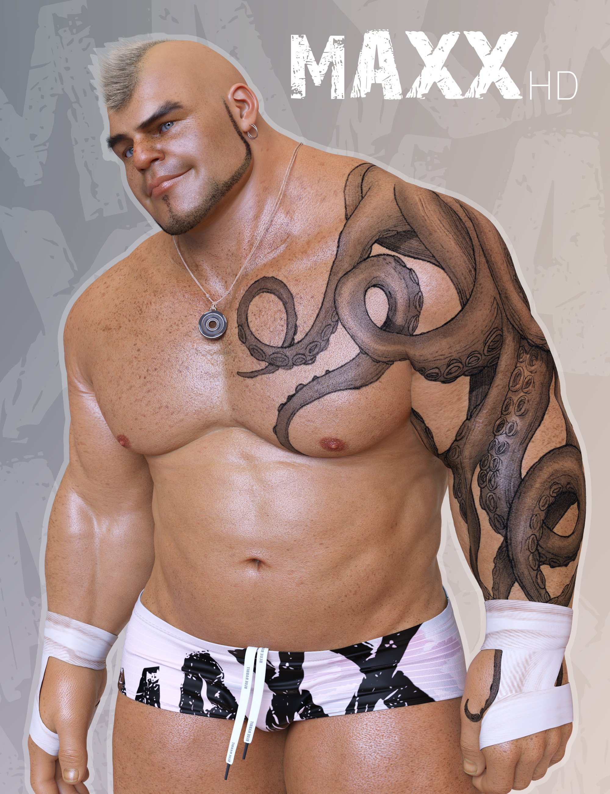 Maxx HD Mega Pack for The Brute 8 by: Soto, 3D Models by Daz 3D