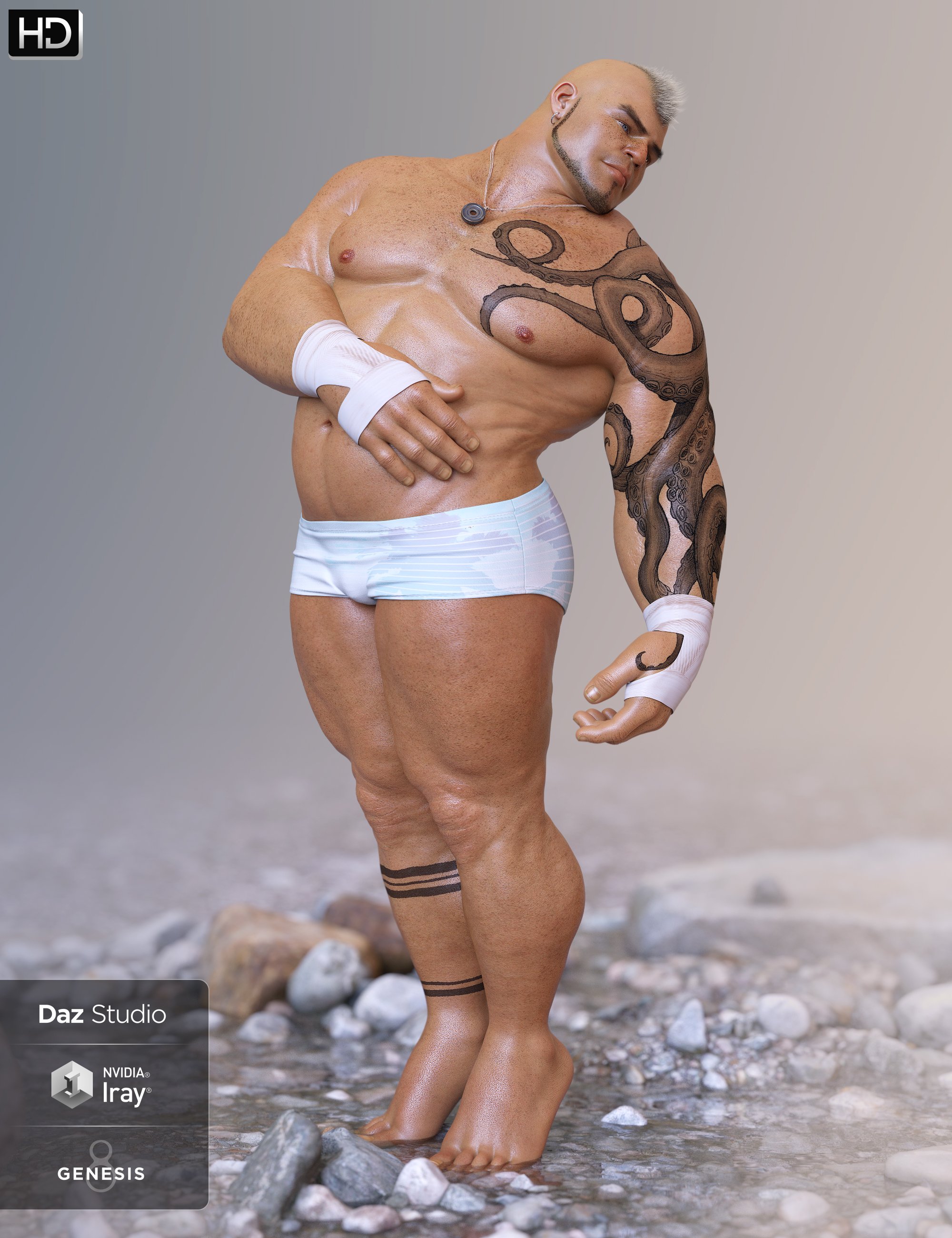 Maxx HD Mega Pack for The Brute 8 by: Soto, 3D Models by Daz 3D