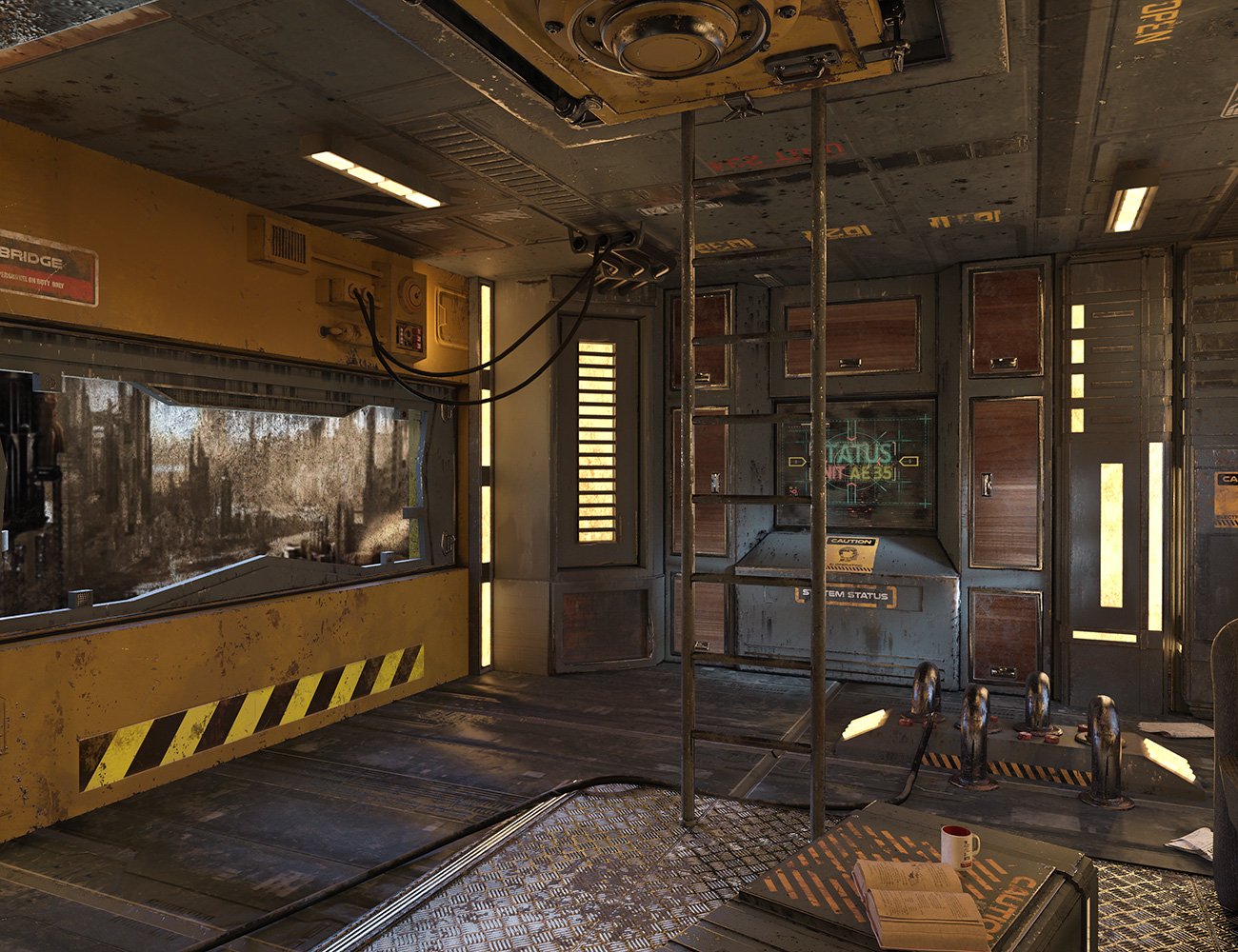 SciFi Living Room SciFi Living Room by: Blackbeard Media, 3D Models by Daz 3D
