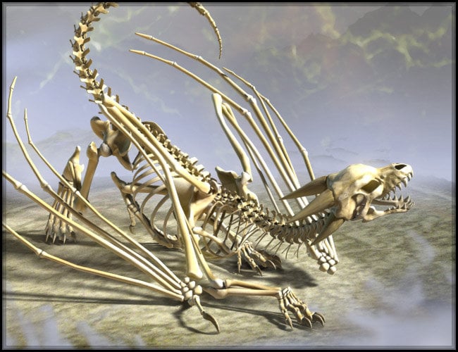 The Bone Dragon Daz 3D