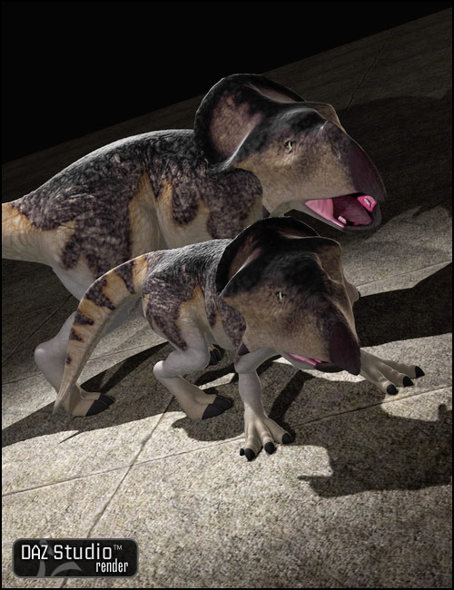 Protoceratops Poses by: Digiport, 3D Models by Daz 3D
