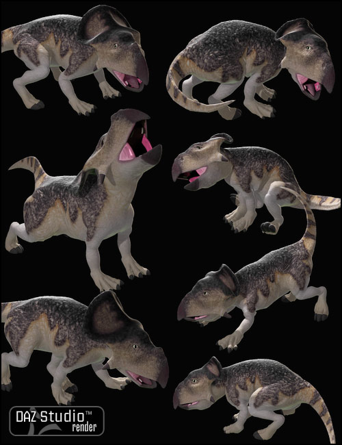 Protoceratops Poses Protoceratops Poses by: Digiport, 3D Models by Daz 3D