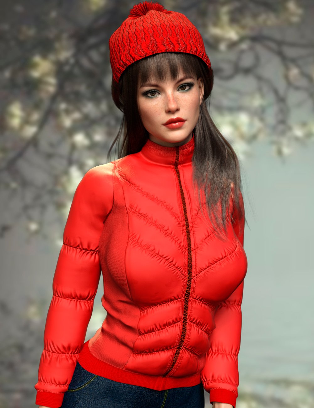 X Fashion Warm Winter Jacket For Genesis 8 Female S Daz 3d