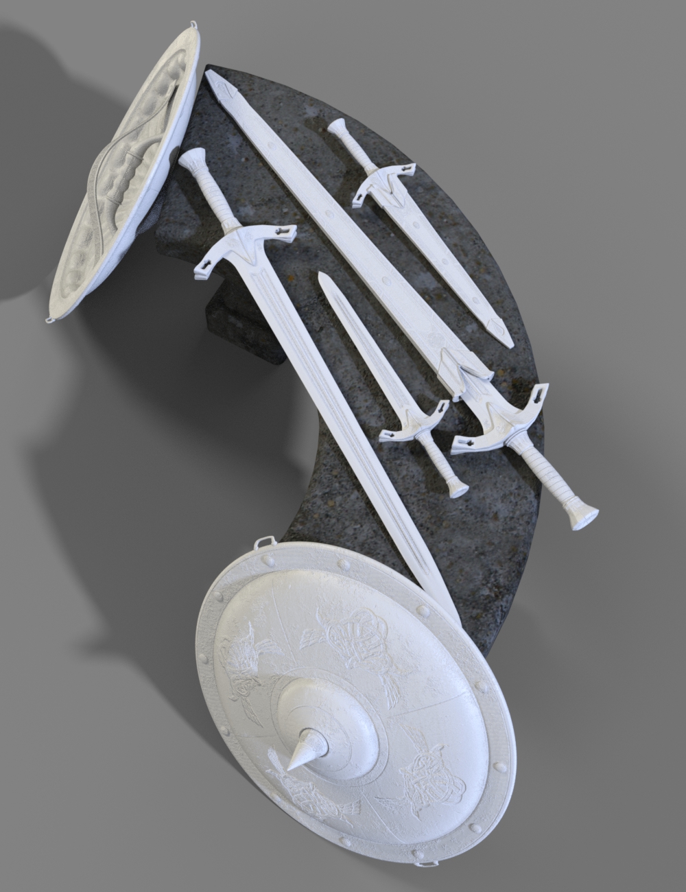 Medieval Fantasy Weapons by: Britech, 3D Models by Daz 3D