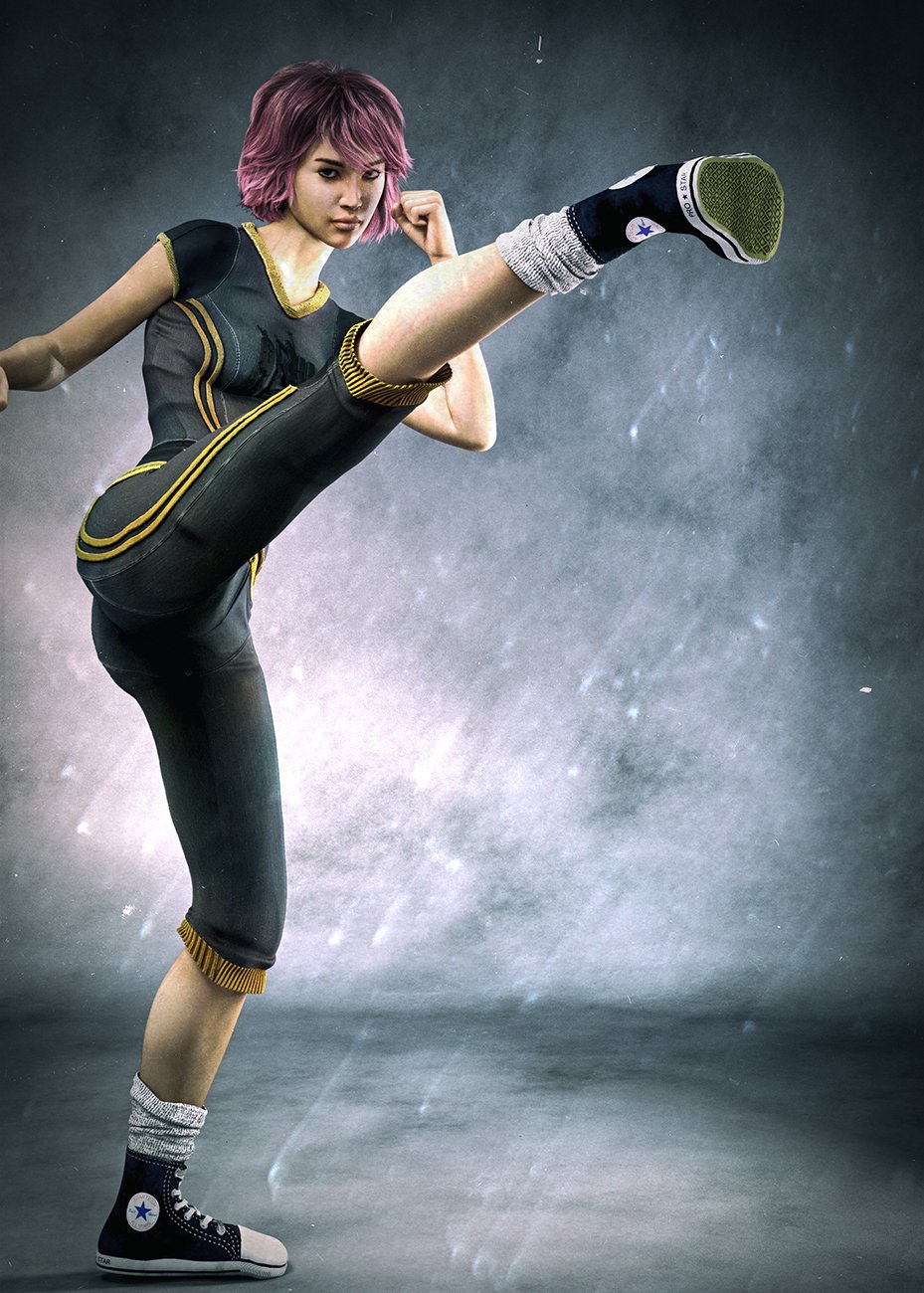 Hightop Chucks Sneakers Hightop Chucks Sneakers by: DarkEdgeDesign, 3D Models by Daz 3D