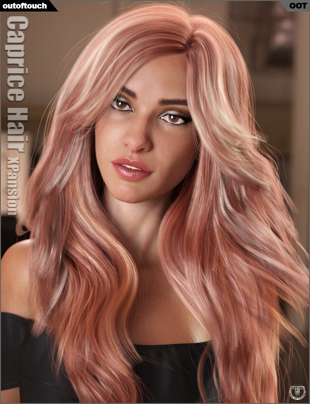 OOT Hairblending 2.0 Texture XPansion for Caprice Hair by: outoftouch, 3D Models by Daz 3D