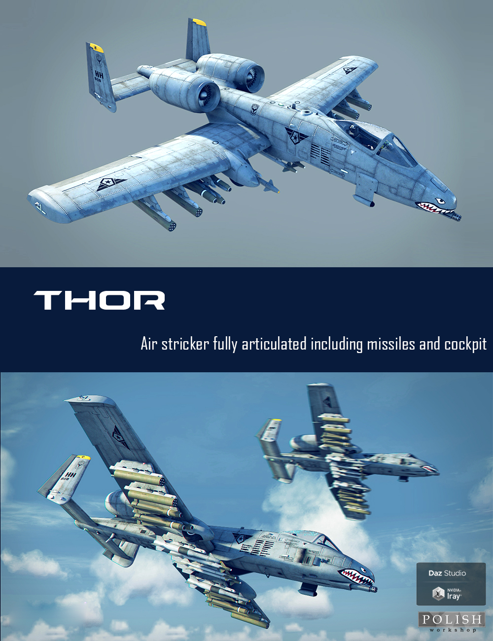 Thor Air Striker by: Polish, 3D Models by Daz 3D