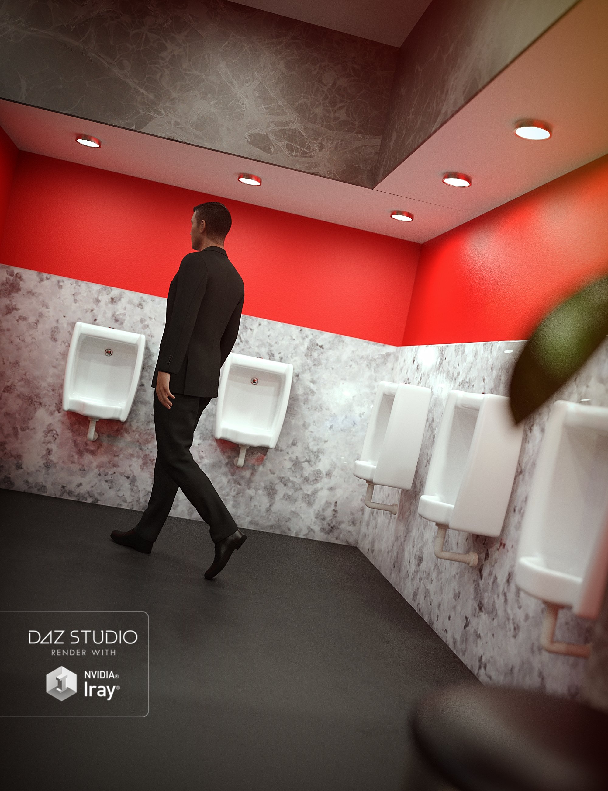 The Executive Restroom by: DianePredatron, 3D Models by Daz 3D