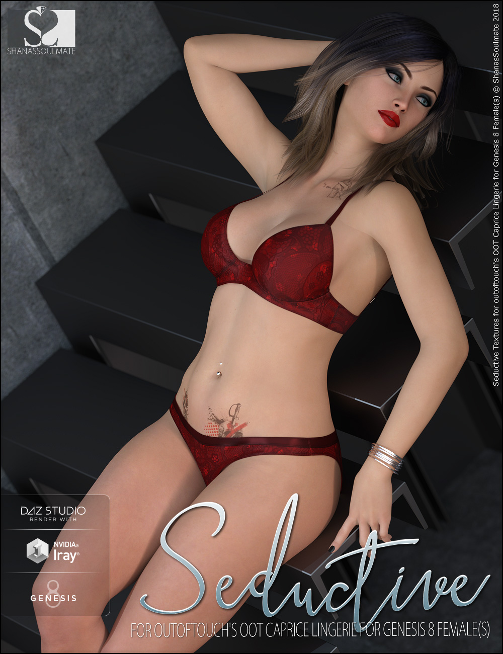 Seductive Textures for OOT Caprice Lingerie Seductive Textures for OOT Caprice Lingerie by: ShanasSoulmate, 3D Models by Daz 3D