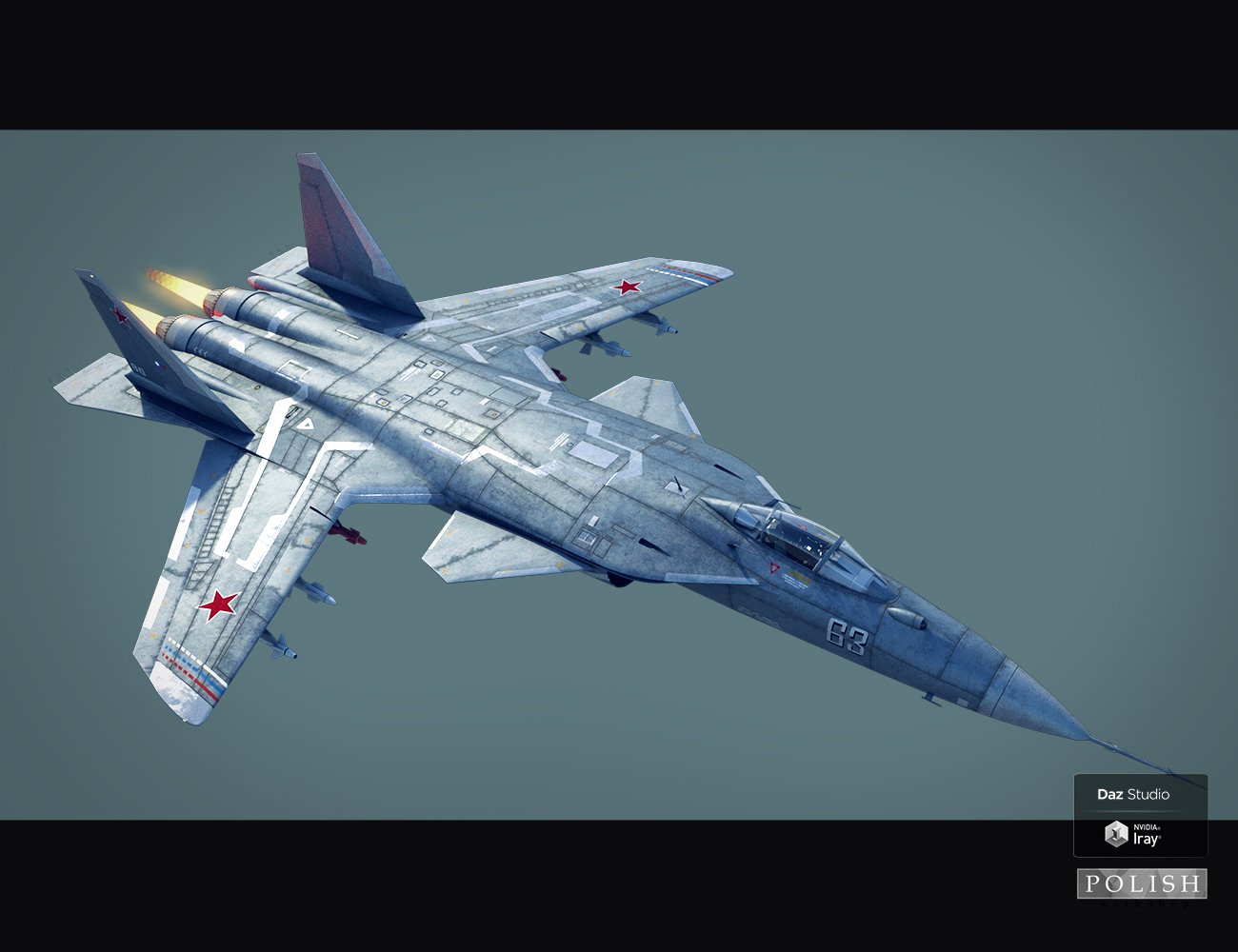 Alpha X Fighter Jet by: Polish, 3D Models by Daz 3D