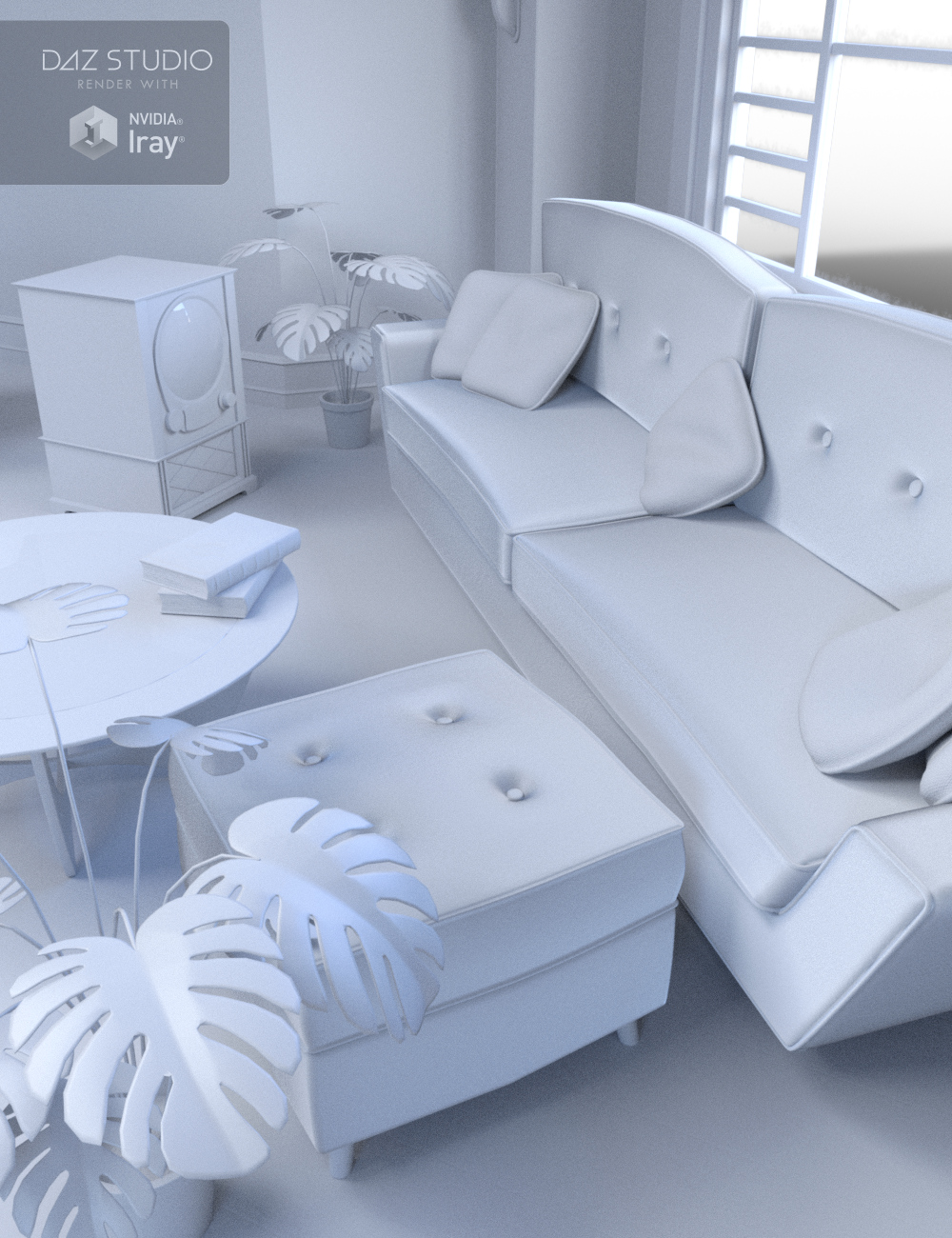 Retro TV Props Retro TV Props by: Merlin Studios, 3D Models by Daz 3D