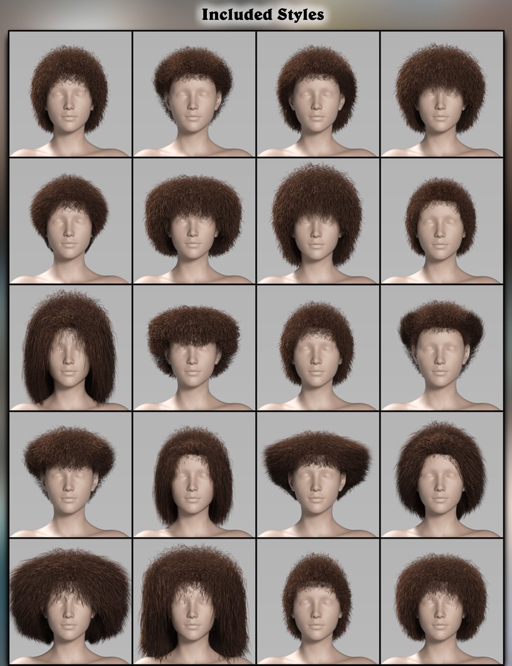 My Messy Hair for Genesis 8 Female(s) by: Virtual_WorldTitan Xi, 3D Models by Daz 3D