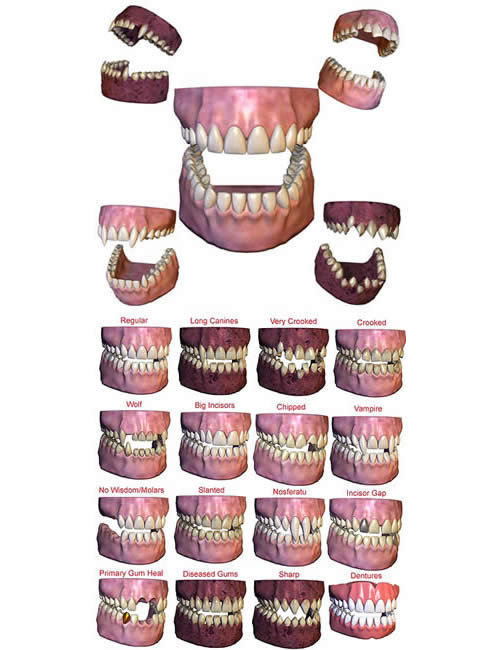 Millennium Teeth by: , 3D Models by Daz 3D