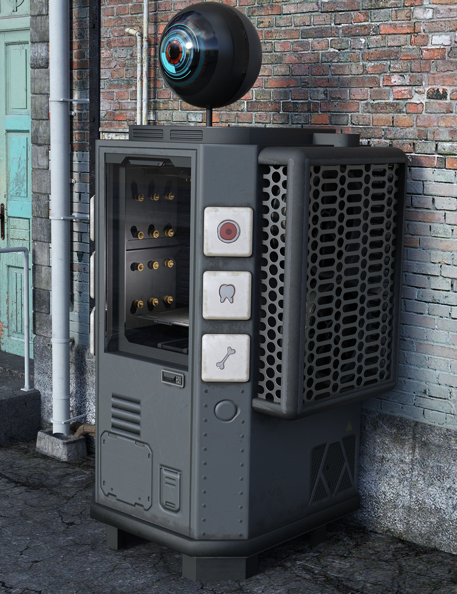Sci-Fi Vending Machines by: The AntFarm, 3D Models by Daz 3D