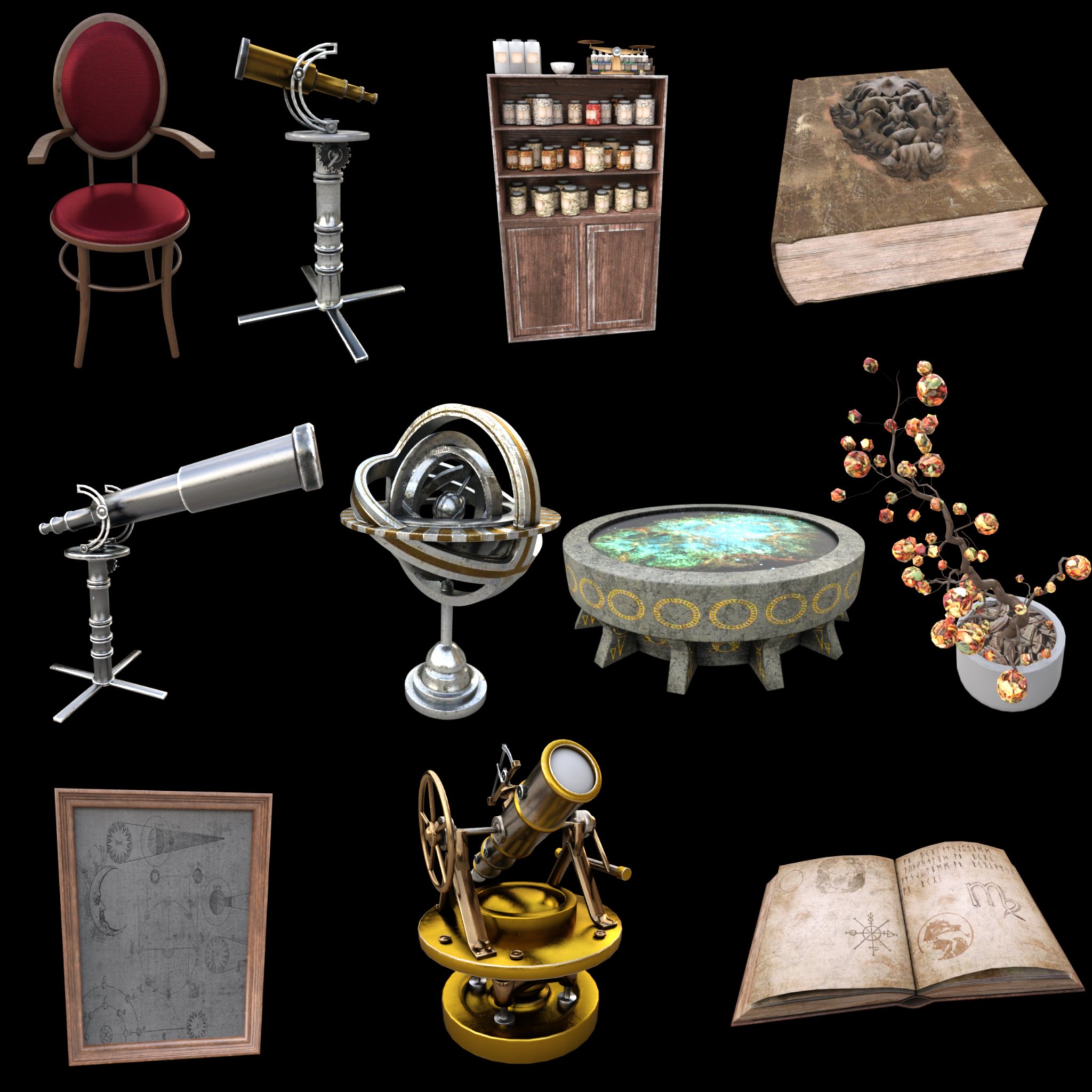 FG Place of Power FG Place of Power by: Fugazi1968, 3D Models by Daz 3D