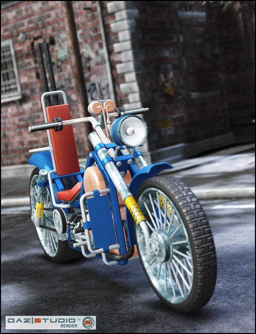 Steam Bike by: , 3D Models by Daz 3D