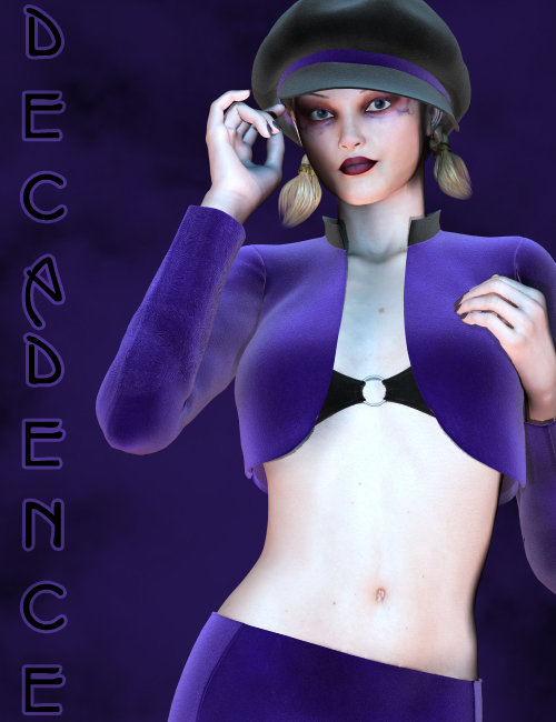 Decadence: Material Shaders for Poser by: Skyewolf, 3D Models by Daz 3D