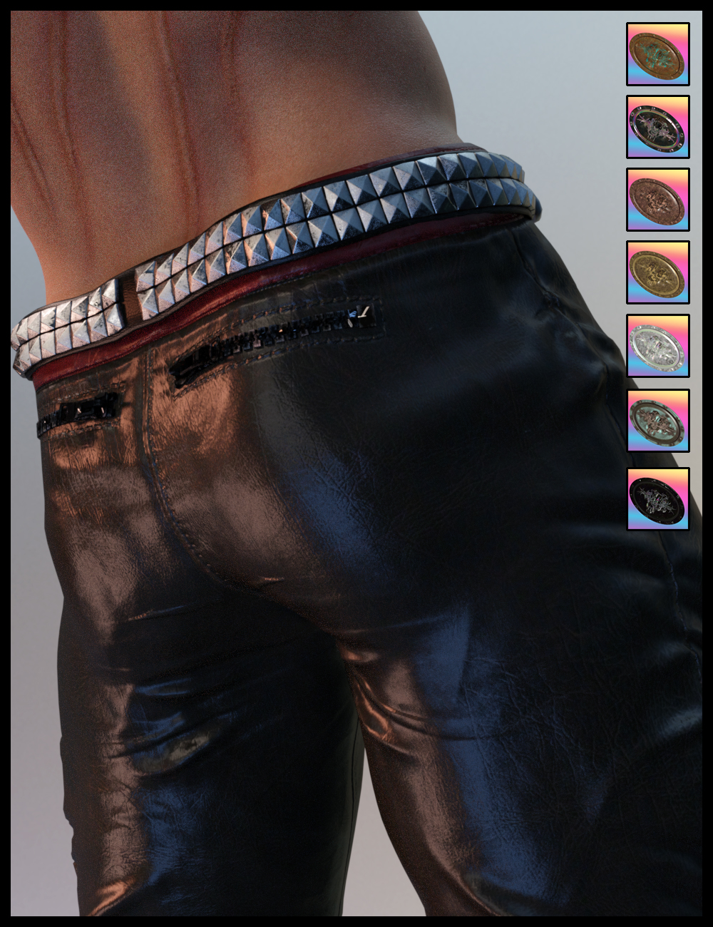 dForce GothicX Rock for Genesis 8 Male(s) by: Nathy Design, 3D Models by Daz 3D