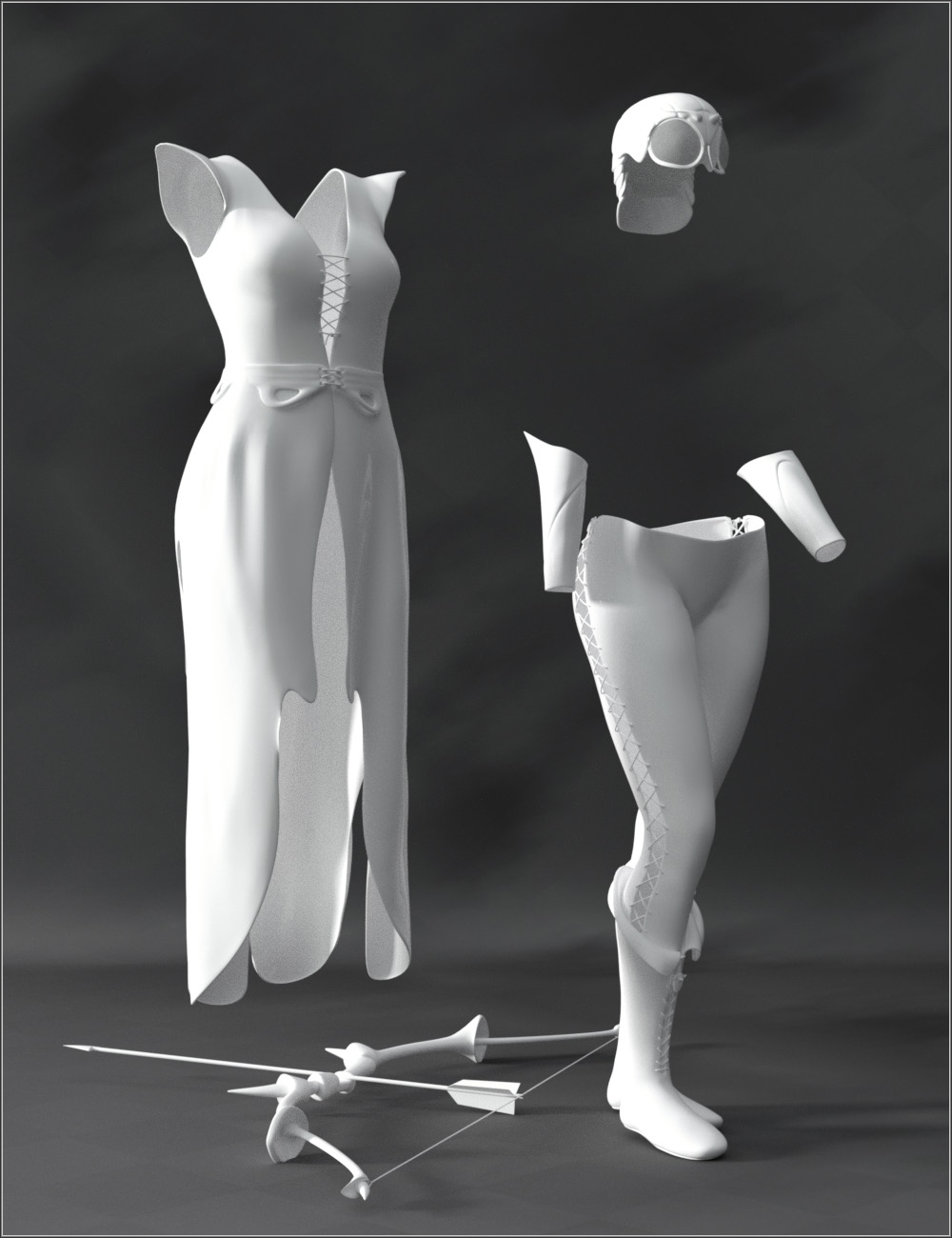 dForce Wing Ranger for Genesis 8 Female(s) by: WillDupreMAB, 3D Models by Daz 3D