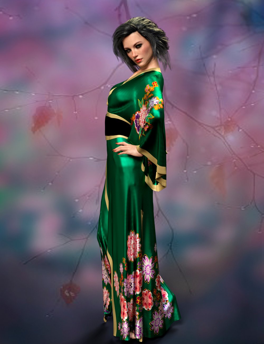 dForce X-Fashion Sexy Kimono for Genesis 8 Female(s) dForce X-Fashion Sexy Kimono for Genesis 8 Female(s) by: xtrart-3d, 3D Models by Daz 3D