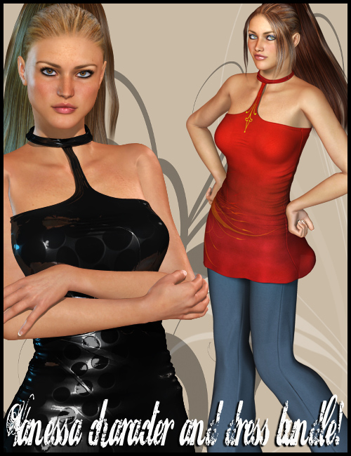 Vanessa Bundle by: maelwenn4blueyes, 3D Models by Daz 3D