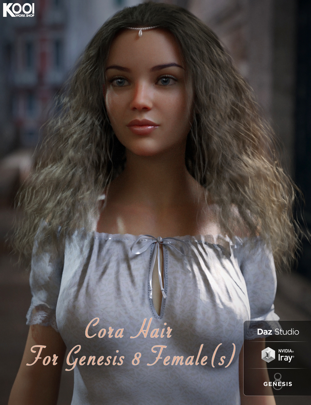 Cora Hair for Genesis 8 Female(s) Cora Hair for Genesis 8 Female(s) by: Kool, 3D Models by Daz 3D