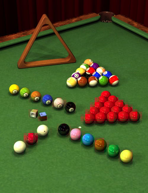 The Billiard Table The Billiard Table by: Ness Period Reproductions, 3D Models by Daz 3D
