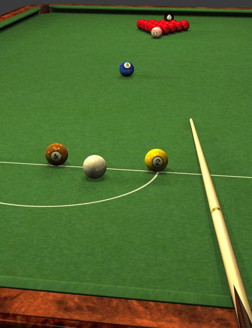 The Billiard Table by: Ness Period Reproductions, 3D Models by Daz 3D