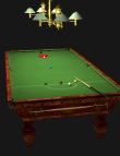 The Billiard Table by: Ness Period Reproductions, 3D Models by Daz 3D
