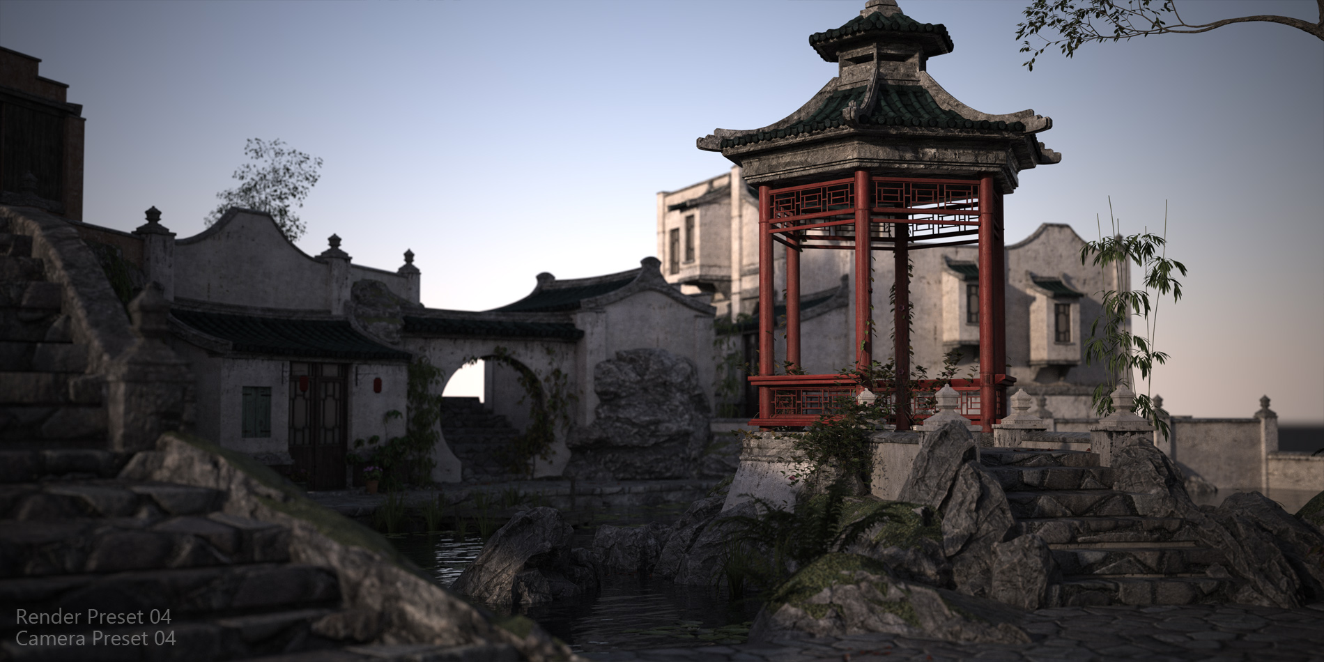 The Streets Of Asia 4 by: Stonemason, 3D Models by Daz 3D