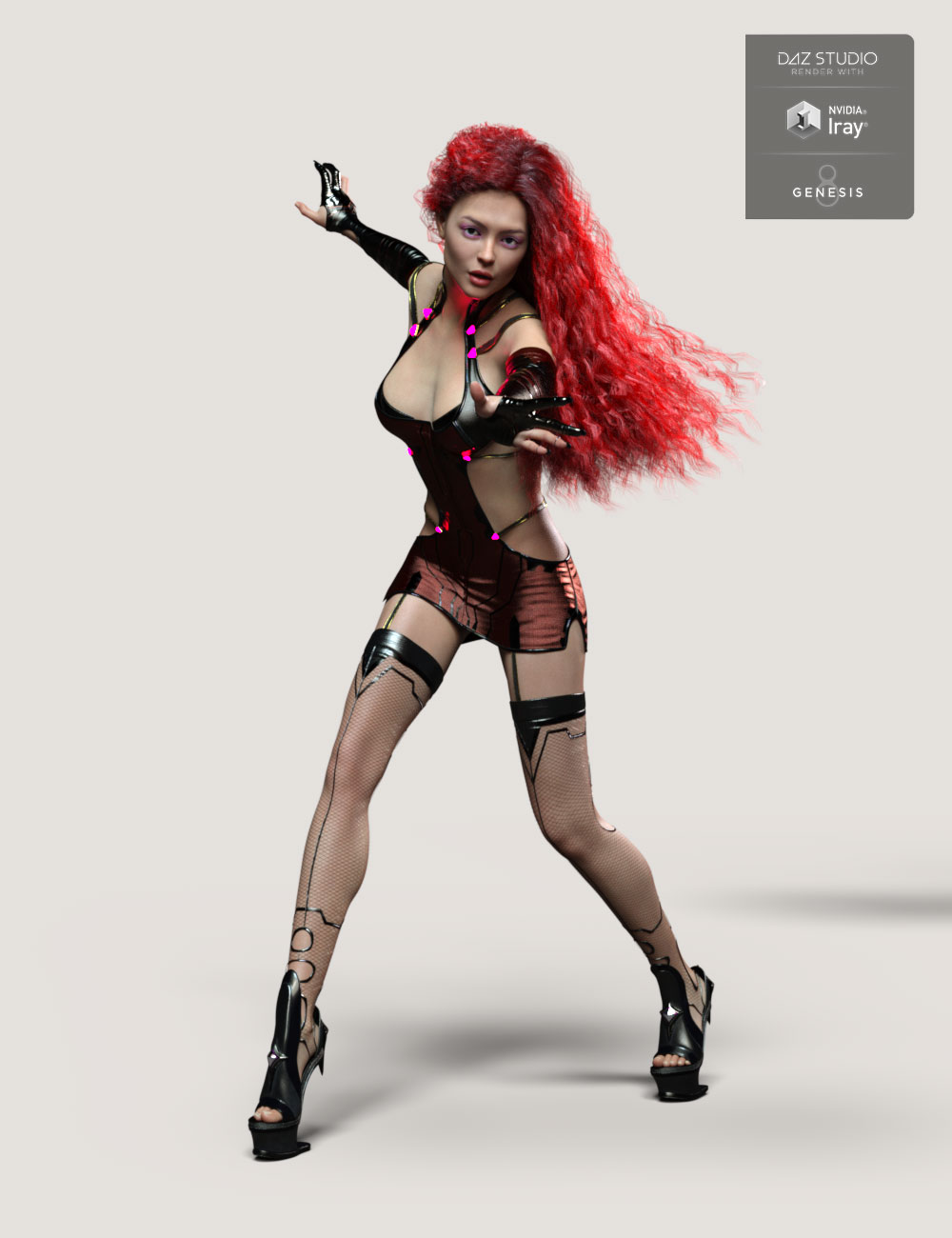 Serayes HD for Genesis 8 Female by: Mousso, 3D Models by Daz 3D